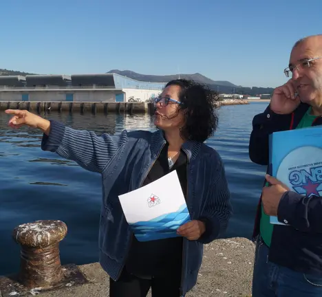 A concelleira Pilar Sampedro e o edil Xos&eacute; Antonio V&aacute;zquez Cobas