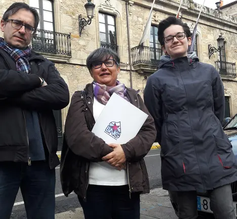 Carlos Ansoar, Cristina Andrade e Elvira Blanco
