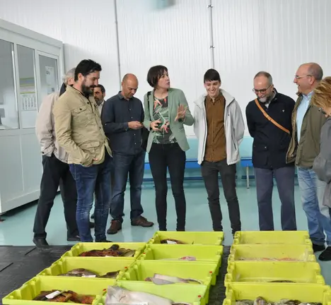 Visita a Lonxa Ribeira BNG