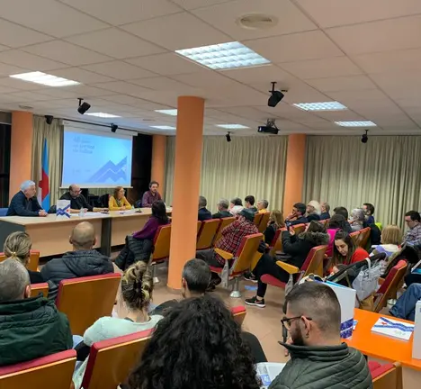 Emotiva homenaxe a militantes do BNG para conmemorar o seu 40 aniversario.