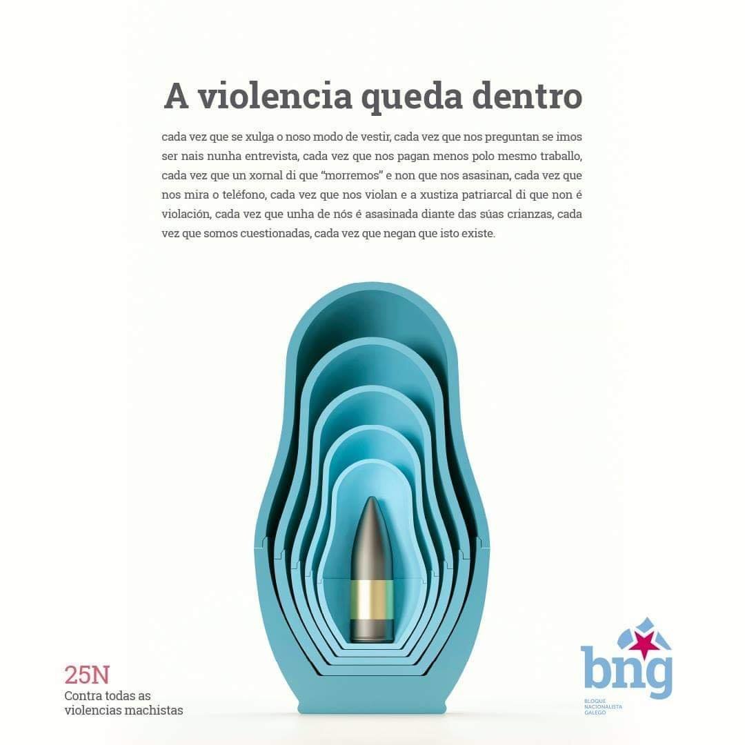 BNG 2019 día contra a violencia machista
